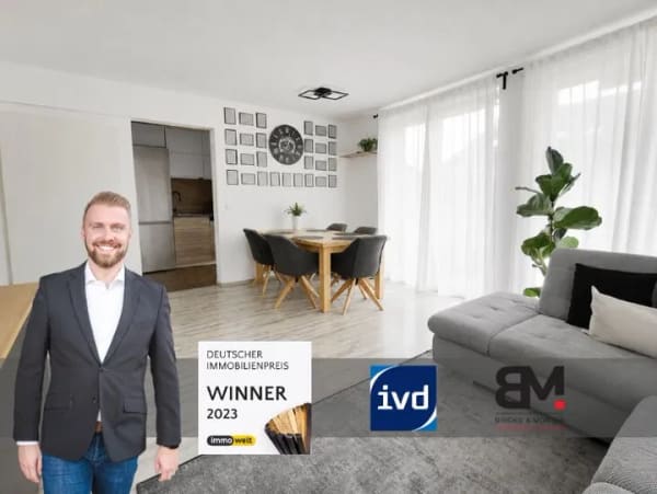 Immobilie in Burgau - Gepflegte 3 Zimmerwohnung 1.OG und Wohnung im großzügigem, ausgebautem Dachgeschoss - ZWEI Eingänge - Bild 0