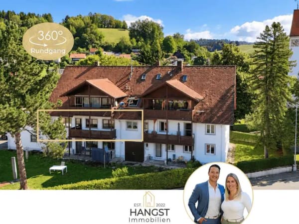 Immobilie in Owingen - Bezugsfrei, frisch renoviert & für Käufer provisionsfrei: 3-Zi.-Wohnung nahe Überlingen - Bild 0