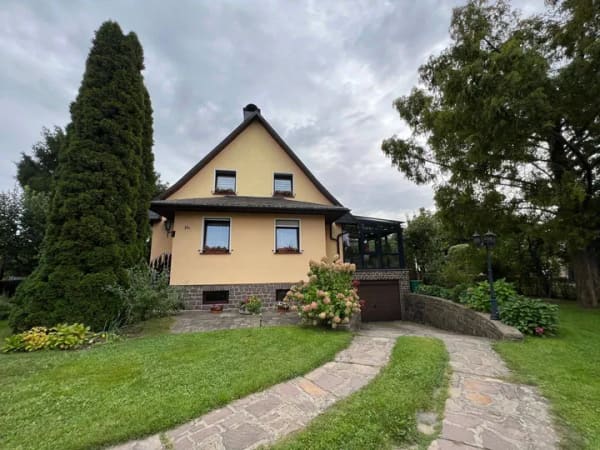 Immobilie in Trebsen/Mulde - Familientraum im Grünen - Großzügiges Einfamilienhaus mit Wintergarten, Kamin & riesigem Garten - Bild 0