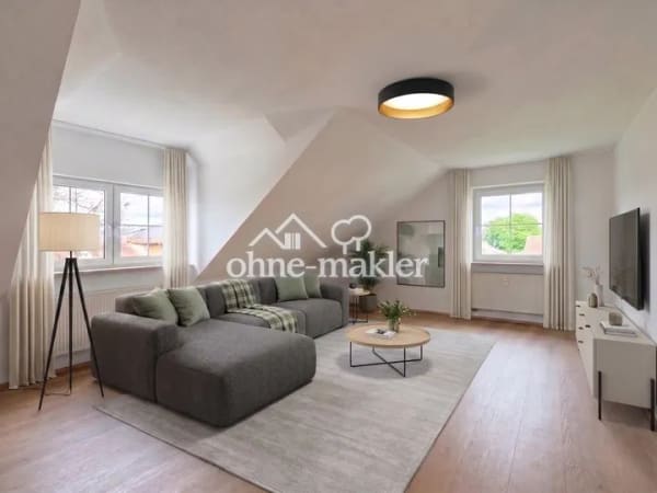 Immobilie in Germaringen - Renovierte 5-Zimmer-Dachgeschosswohnung mit Balkon, Garage und Effizienzklasse A+ – provisionsfrei - Bild 0