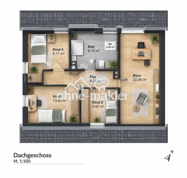 Immobilie in Beckdorf - #Ein- bis Zweifamilienhaus 160m² + zusätzlich Bebauungspotential - Bild 4
