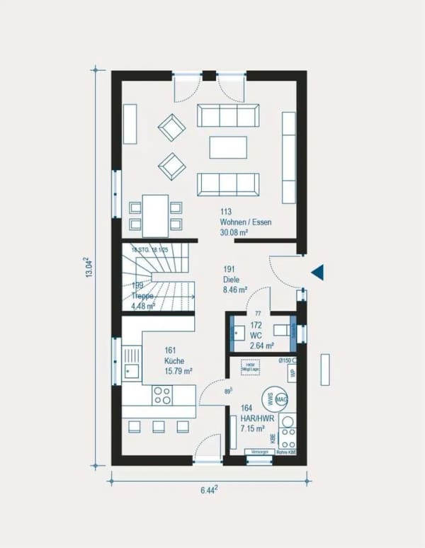 Immobilie in Untermeitingen - Tolles EInfamilienhaus als NEUBAU in Lagerlechfeld Grundstück und bestehende Doppelgarage inklusive! - Bild 1