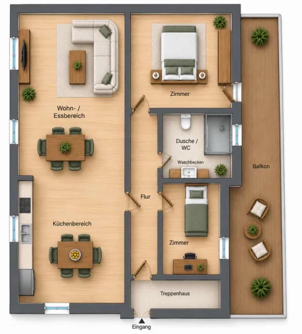 Immobilie in Lützelbach - Attraktives Wohnhaus mit drei Wohnbereichen und großzügigem Garten - Bild 4