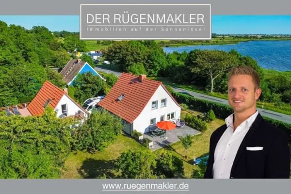 Immobilie in Dranske - Wasser- u. Feldrandlage! Photovoltaik & Kamin - Einfamilienhaus u. Nebengebäude in Dranske-Starrvitz - Bild 0