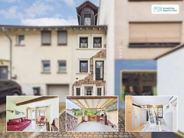 Immobilie in Wadgassen - Schmal gebaut, großzügig gedacht -Einfamilienhaus in Wadgassen - Bild 0