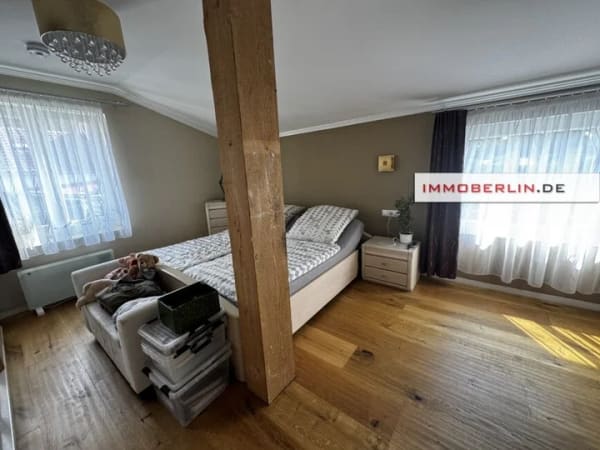 Immobilie in Gransee - IMMOBERLIN.DE - Sehr charmante Wohnung mit Nebengebäude in familienfreundlicher Lage - Bild 1