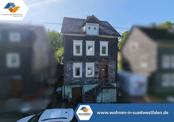 Immobilie in Siegen - Renovierungsbedürftiges Einfamilienhaus mit Potenzial in zentraler Lage von Bürbach! - Bild 0