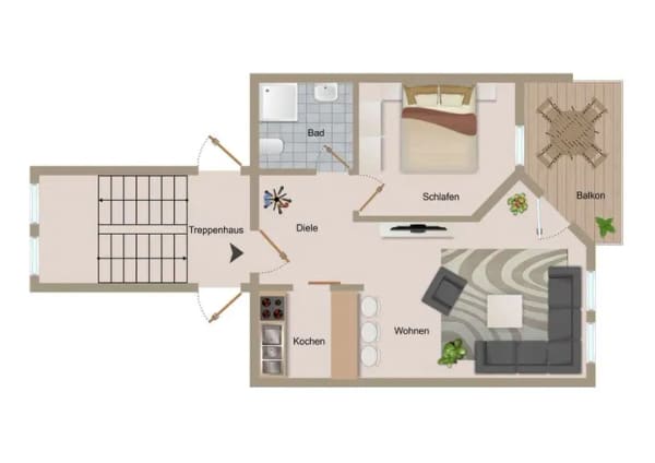 Immobilie in Wilsdruff - Kapitalanlage! Vermietete 2 Zimmer-Wohnung! Balkon! Stellplatz! - Bild 3