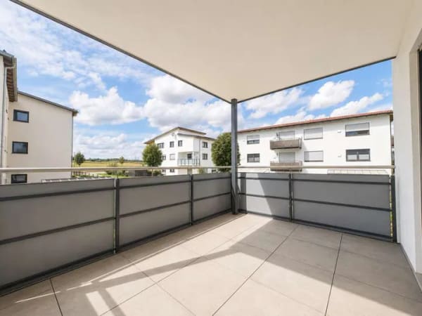 Immobilie in Ergoldsbach - KfW40+ - "Freie 2-Zimmer-Wohnung mit sonnigem Balkon in ruhiger Siedlungslage" - Bild 4