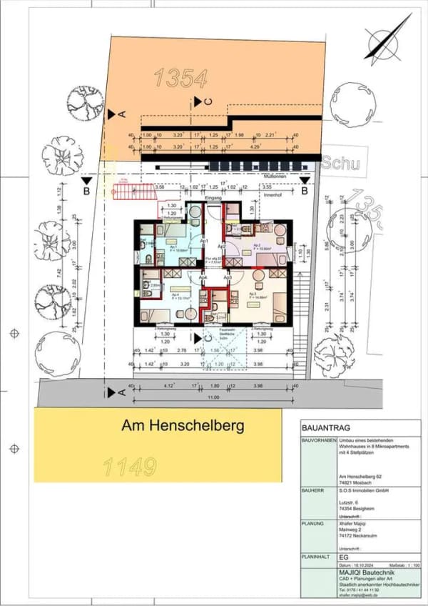 Immobilie in Mosbach - 8 genehmigte Wohneinheiten – attraktives Anlageprojekt mit großem Potenzial - Bild 3