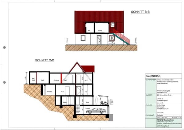 Immobilie in Mosbach - 8 genehmigte Wohneinheiten – attraktives Anlageprojekt mit großem Potenzial - Bild 4