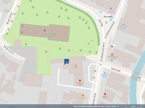 Immobilie in Cuxhaven - CUX-Altenbruch, zwischen ELBE und EDEKA, am Marktplatz und am Kirchpark, mit West-Blick ins Grüne - Bild 3