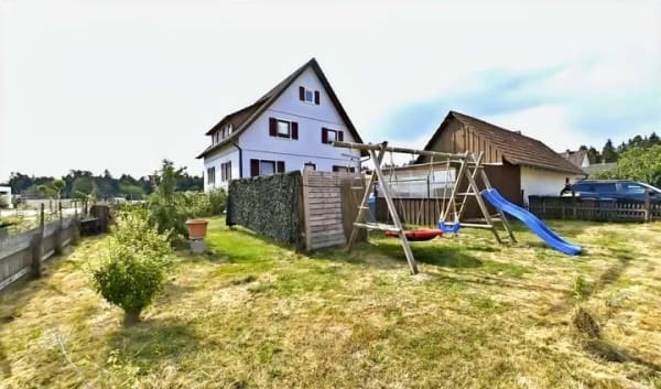 Immobilie in Simmersfeld - Modernisiertes XL-Anwesen: Haupthaus + eigenständiger Schwörer-Anbau(2024), Eventbereich, Nachbars - Bild 1