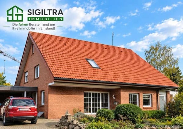 Immobilie in Lähden - Provisionsfrei! Familienglück pur- großzügiges Ein-/Zweifamilienhaus mit Wintergarten in Lähden - Bild 0