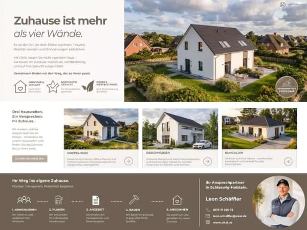 Immobilie in Wyk auf Föhr - Wohnen auf Föhr - Ihre neue Doppelhaushälfte in Wyk - Bild 1
