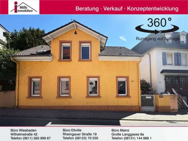 Immobilie in Oppenheim - Charmantes Einfamilienhaus mit privatem Innenhof in ruhiger Lage - Bild 0