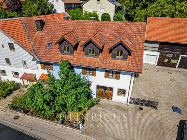 Immobilie in Eching - Wohnen & Arbeiten in Günzenhausen (Eching, FS) | Bauernhof mit Werkstatt & Stadel, 1.374 m² Grund - Bild 2