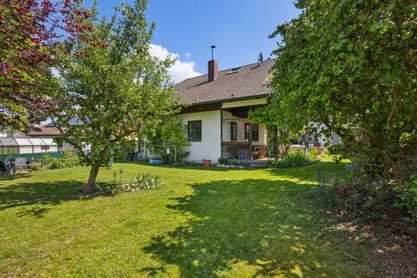 Immobilie in Mering - Ebenerdig wohnen mit Garten und Kamin – Erdgeschosswohnung in Mering - Bild 0