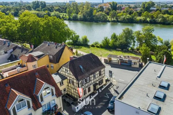 Immobilie in Kelsterbach - ZUHAUSE AM WASSER – Historisches Wohnhaus mit 195 m² Wfl. direkt am Main - Bild 3