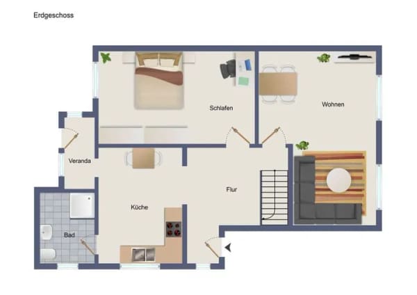 Immobilie in Biblis - Freistehendes Einfamilienhaus mit Garage in ruhiger Wohnlage - Bild 1