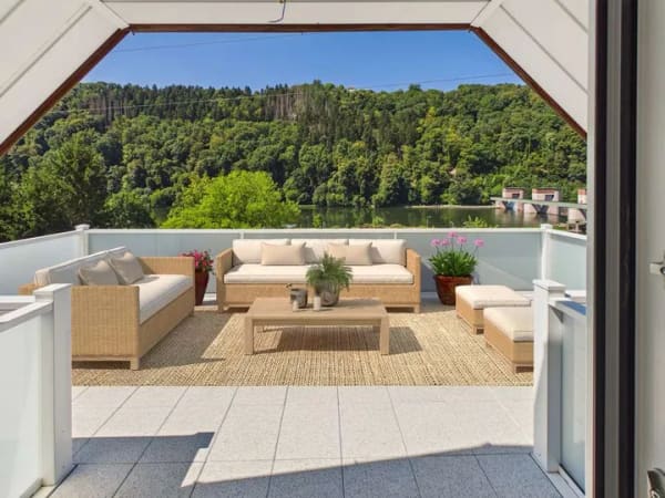 Immobilie in Neckarsteinach - Panoramablick auf den Neckar: Exklusiver Erstbezug - Bild 1