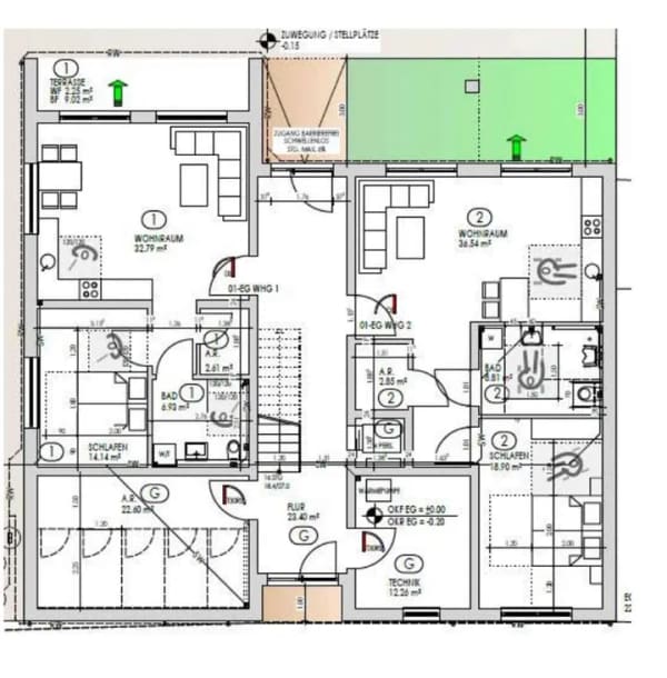 Immobilie in Wasserliesch - Achtung Lux-Pendler - Moderne Wohnung in Wasserliesch - KFW 40 Darlehen ab 1 % Zins möglich - Bild 3