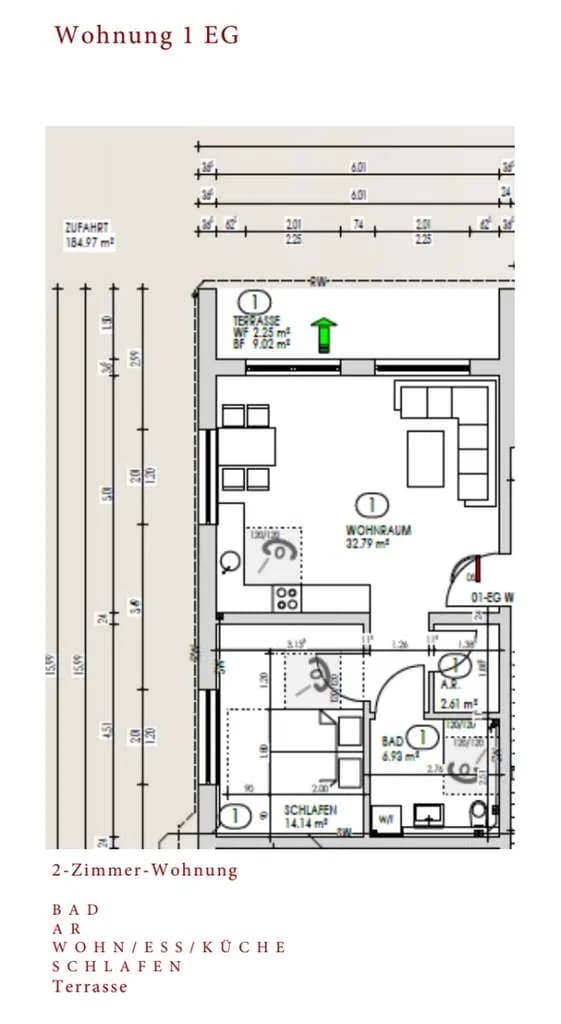 Immobilie in Wasserliesch - Achtung Lux-Pendler - Moderne Wohnung in Wasserliesch - KFW 40 Darlehen ab 1 % Zins möglich - Bild 4