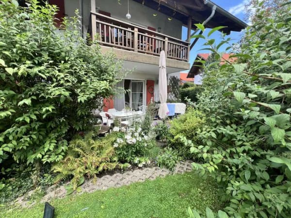 Immobilie in Oberau - Schöne, ruhige 1-Zimmer-Maisonette-Wohnung mit 80 m² Nutzfläche, Terrasse und eigenem Gartenanteil - Bild 0
