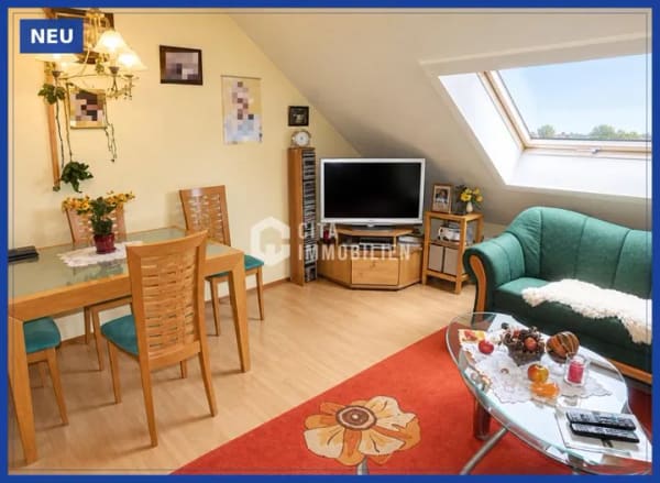 Immobilie in Groß-Zimmern - Dachgeschosswohnung in Groß-Zimmern - Bild 0