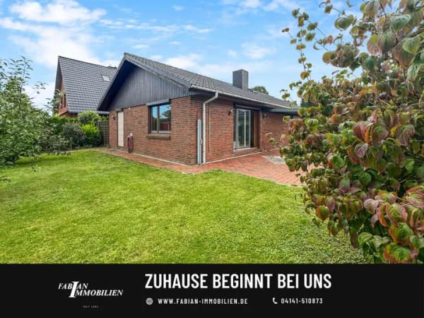 Immobilie in Apensen - Freistehendes Einfamilienhaus mit eigenem Garten in Apensen - Bild 0