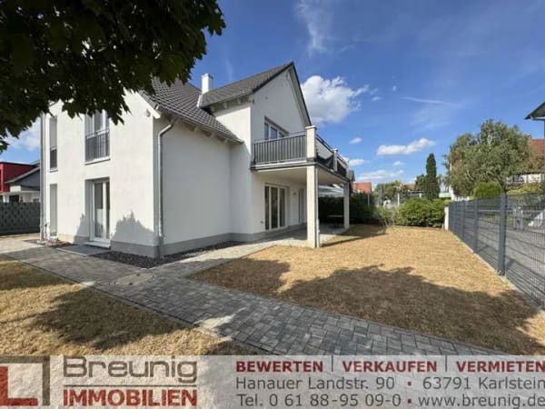 Immobilie in Karlstein am Main - Großzügiges, modernes Zweifamilienhaus mit Terrasse & Balkon in zentraler Lage von Dettingen - Bild 0