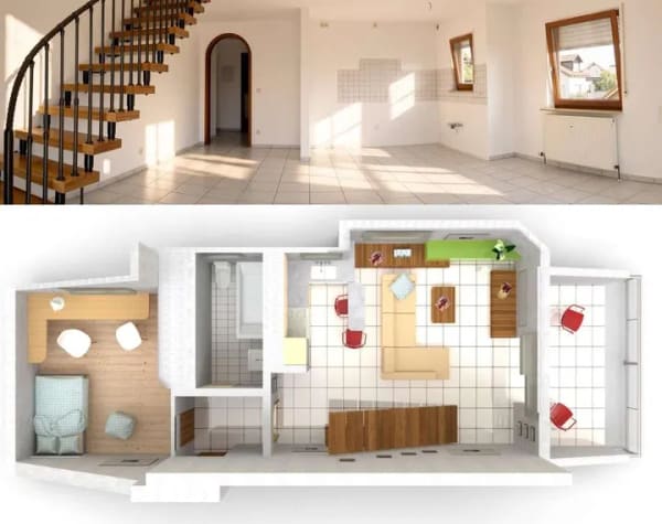 Immobilie in Bretzfeld - 💦 3 Zimmer Maisonette-Wohnung 76,03 m² Inkl. Garage u. Stellplatz 💦 - Bild 1