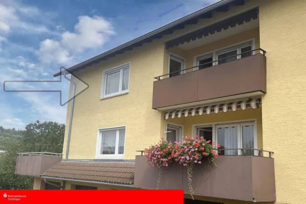 Immobilie in Denkingen - Helle 3-Zimmer-Wohnung  mit Garage und Garten in Denkingen - Bild 0