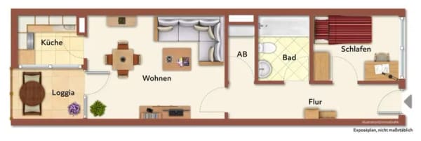 Immobilie in Erlangen - renovierungsbedürftige 2-Zi.-ETW in ER-Büchenbach...Ab sofort verfügbar! - Bild 1