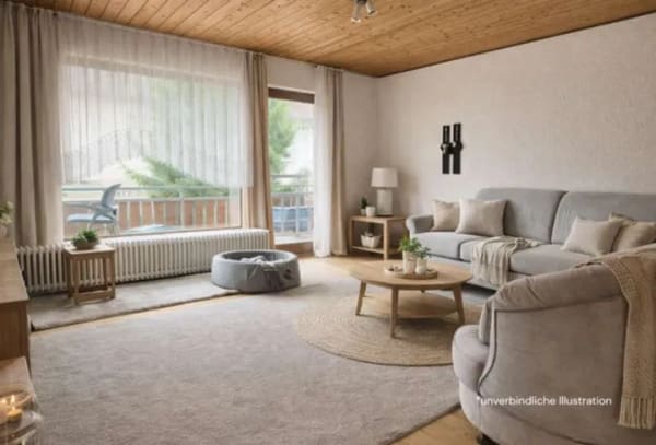 Immobilie in Waiblingen - TOP Preis! Charmante 3,5 Zimmer-Wohnung mit 2 Zi.- Einliegerwohnung in Waiblingen City! - Bild 1