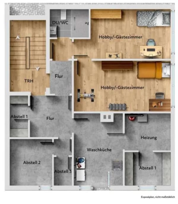 Immobilie in Waiblingen - TOP Preis! Charmante 3,5 Zimmer-Wohnung mit 2 Zi.- Einliegerwohnung in Waiblingen City! - Bild 3