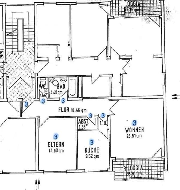 Immobilie in Zwingenberg - Vermietete 2-Zimmerwohnung mit Loggia in zentraler Wohnlage von Zwingenberg - Bild 3