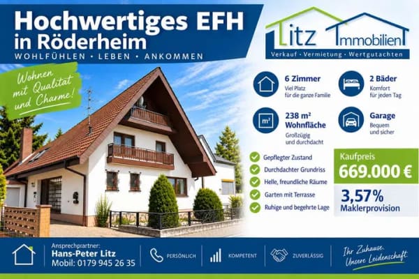 Immobilie in Rödersheim-Gronau - Rödersheim-Wohnen mit Qualität und Charme - Bild 0