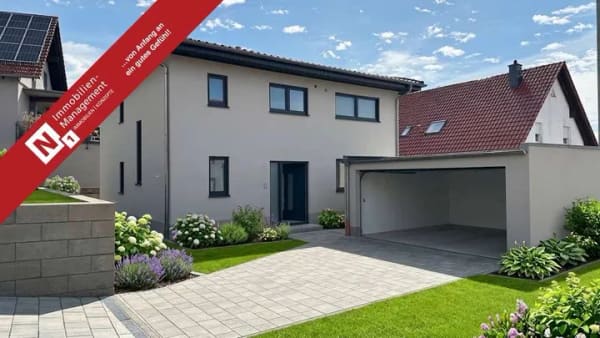 Immobilie in Geiselberg - Erstbezug - Hochwertig ausgestattetes Stadthaus mit Doppelgarage - Bild 0