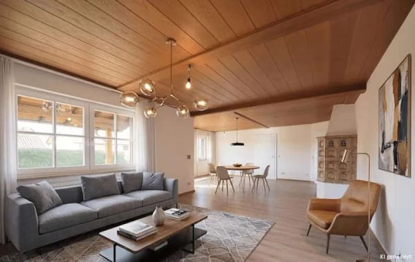 Immobilie in Nußdorf - Attraktives und ruhig gelegenes Landhaus mit 911qm Gartengrundstück – ruhig, Doppelgarage, 6 Zimmer - Bild 2