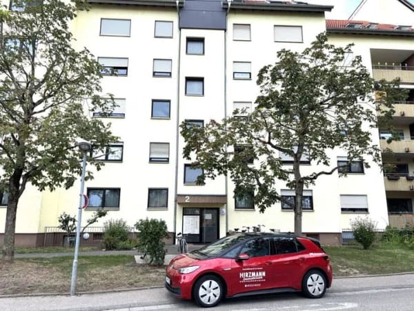 Immobilie in Leimen - Gepflegte 1-Zimmer-Erdgeschosswohnung mit großzügigem Balkon und Außenstellplatz in Leimen - Bild 0