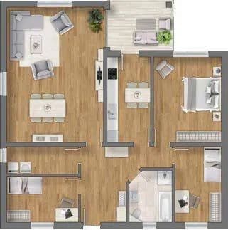 Immobilie in Georgenthal - Exklusiver Neubau-Bungalow: Ihr Refugium der modernen Eleganz in Wietzen - Bild 1