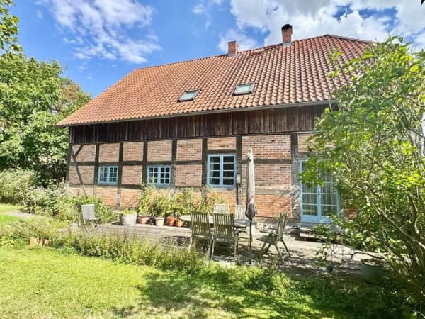Immobilie in Ankershagen - HORN IMMOBILIEN ++ großes stilvolles Fachwerkhaus in Rumpshagen bei Penzlin mit vielen Extras! - Bild 3