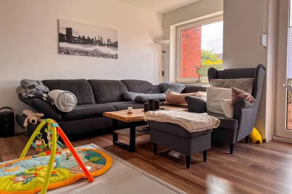 Immobilie in Wurster Nordseeküste - Nordseefeeling: Hochparterre Wohnung mit 4-Zimmer mit  Balkon an der Wurster Nordseeküste - Bild 2