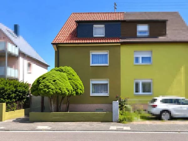 Immobilie in Ludwigshafen am Rhein - Jetzt ab 193.000 €: Gepflegte DHH mit großem Garten und Garage in LU-Oppau auf Erbbaugrundstück - Bild 0