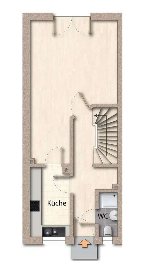 Immobilie in Bargfeld-Stegen - Freies Reihenmittelhaus in zentraler Lage - Bild 3