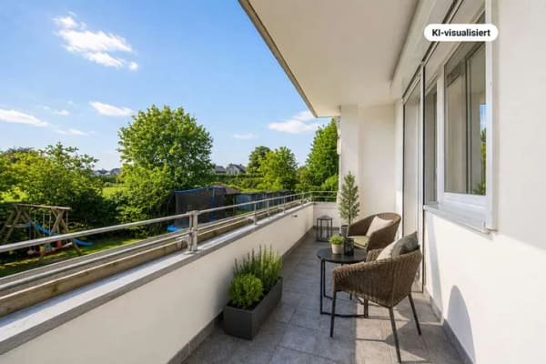 Immobilie in Uetersen - 3D VIRTUAL TOUR - Moderne Hochparterrewohnung mit Balkon in Uetersen - Bild 1