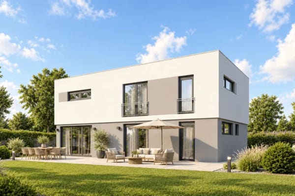 Immobilie in Colmberg - Anpassbare Stadtvilla mit Grundstück |  Familienfreundliches Neubaugebiet in Colmberg - Bild 0