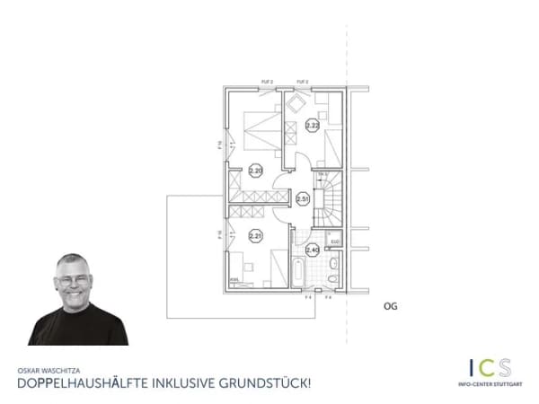 Immobilie in Schwaikheim - Moderne Doppelhaushälfte mit Grundstück - Bild 4