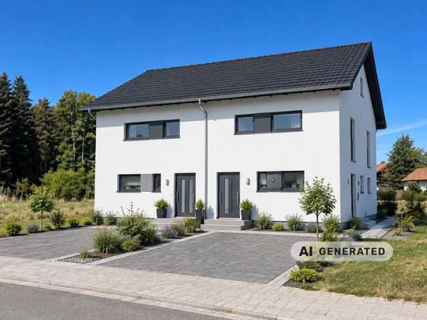 Immobilie in Forstinning - Neubau Doppelhaushälfte in Forstinning bei München - Bild 0